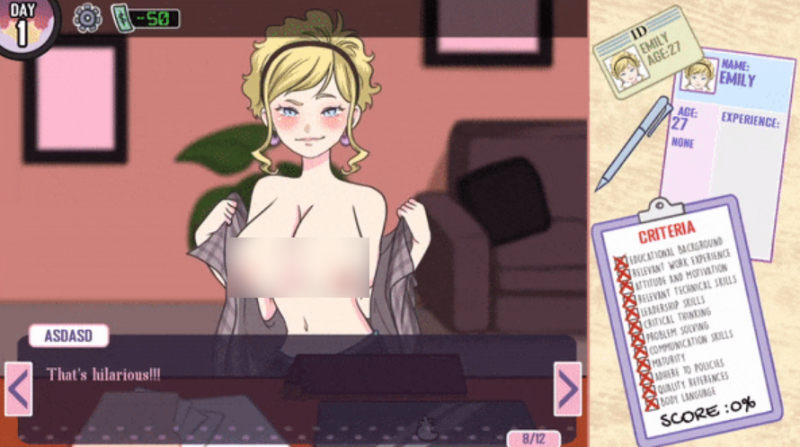 Horny Recruiter 18+ 1.78.2 на андроид